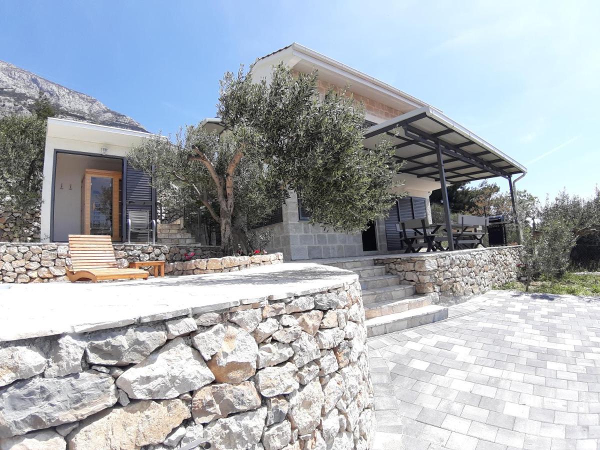 Вилла Olive Stone House Макарска Экстерьер фото