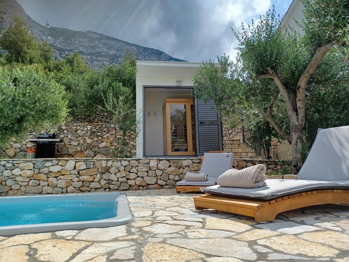 Вилла Olive Stone House Макарска Экстерьер фото
