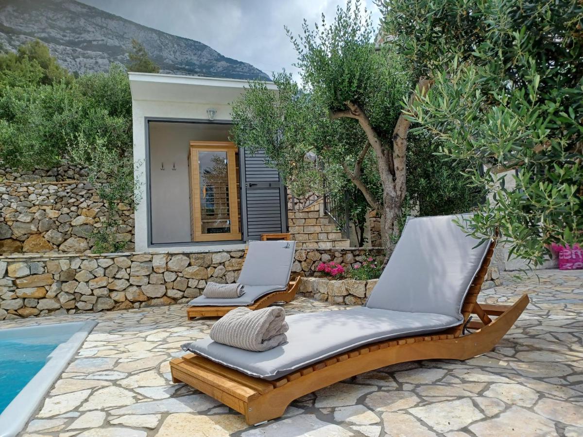 Вилла Olive Stone House Макарска Экстерьер фото